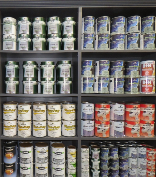Paint Selection at Larry's Carpet One